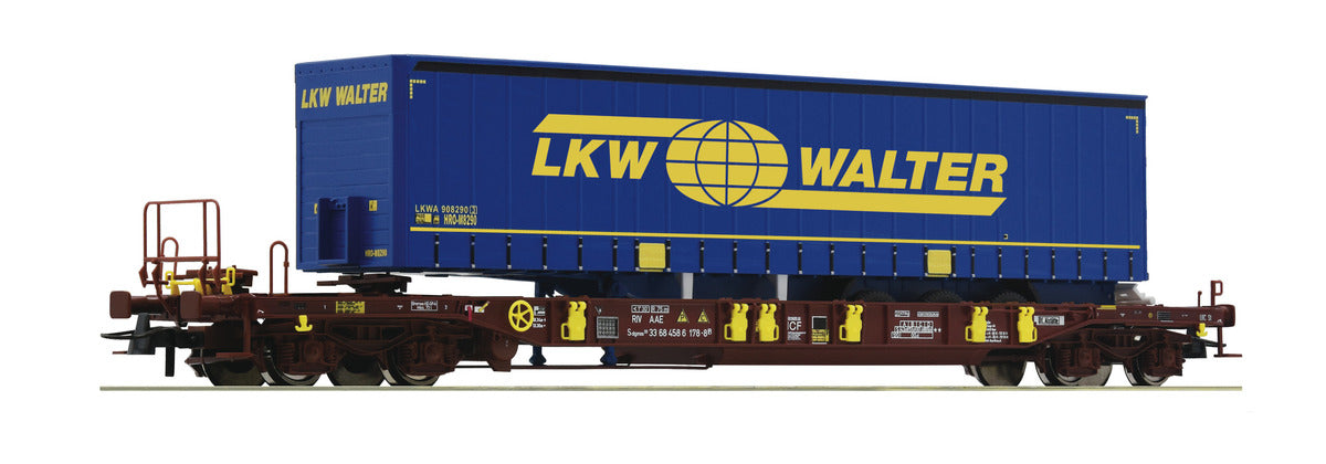 Roco AAE T3 Sdgmns743 Pocket Wagon LKW Walter Trailer VI RC76221