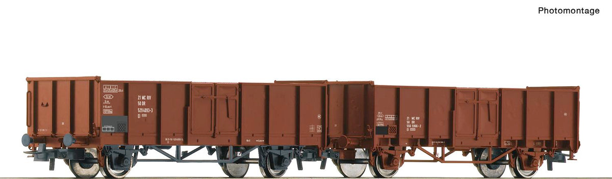 Roco DR Open Wagon Set (2) IV RC77035