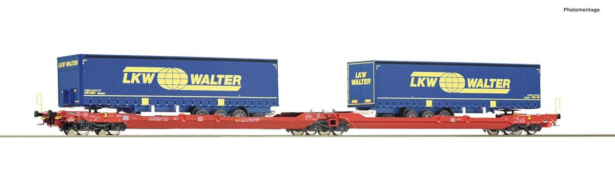 Roco DBAG T3000e Articulated Double Pocket Wagon VI RC77385