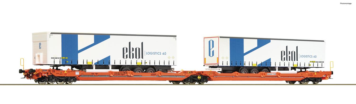 Roco Wascosa T3000e Articulated Double Pocket Wagon VI RC77392