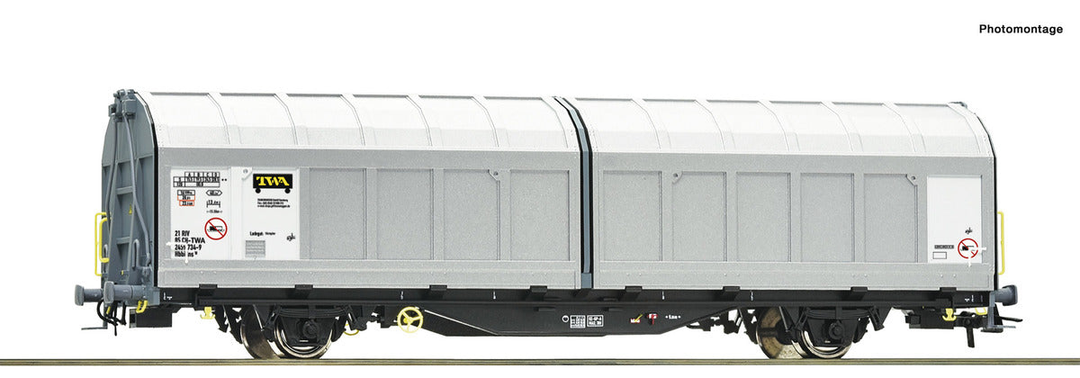 Roco SBB Cargo/Transwaggon Hbbnllns Sliding Wall Wagon VI RC77495