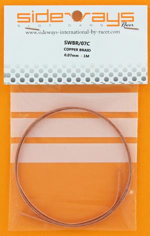 Sideways Copper Braid 0.07mm Soft (1m) RCSWBR-07C