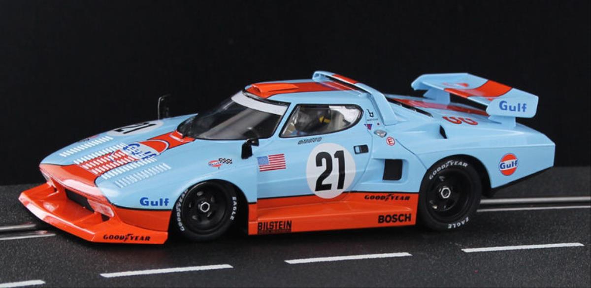 Sideways Lancia Stratos Turbo Gr.5 Gulf Limited Edition RCSWHC07-A