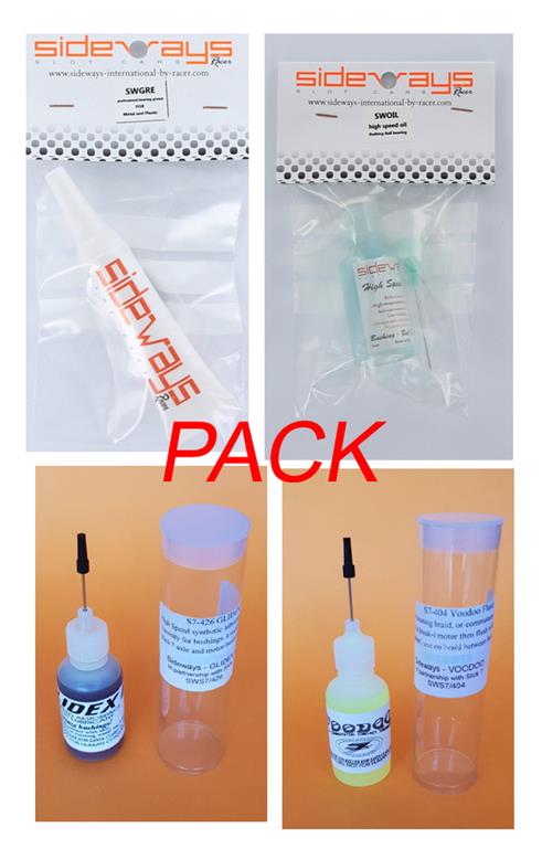 Sideways Competition Oil/High Performance Grease Pack RCSWPACK01