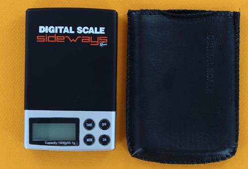 Sideways Digital Pocket Scale Capacity 1000g/0.1g Balance RCSWPS-01