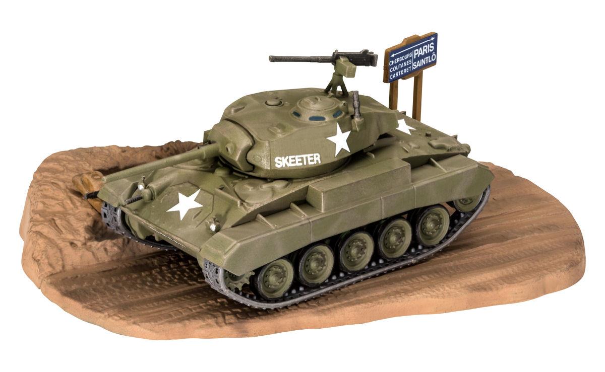 Revell US M24 Chaffee (1:76 Scale) RL03323