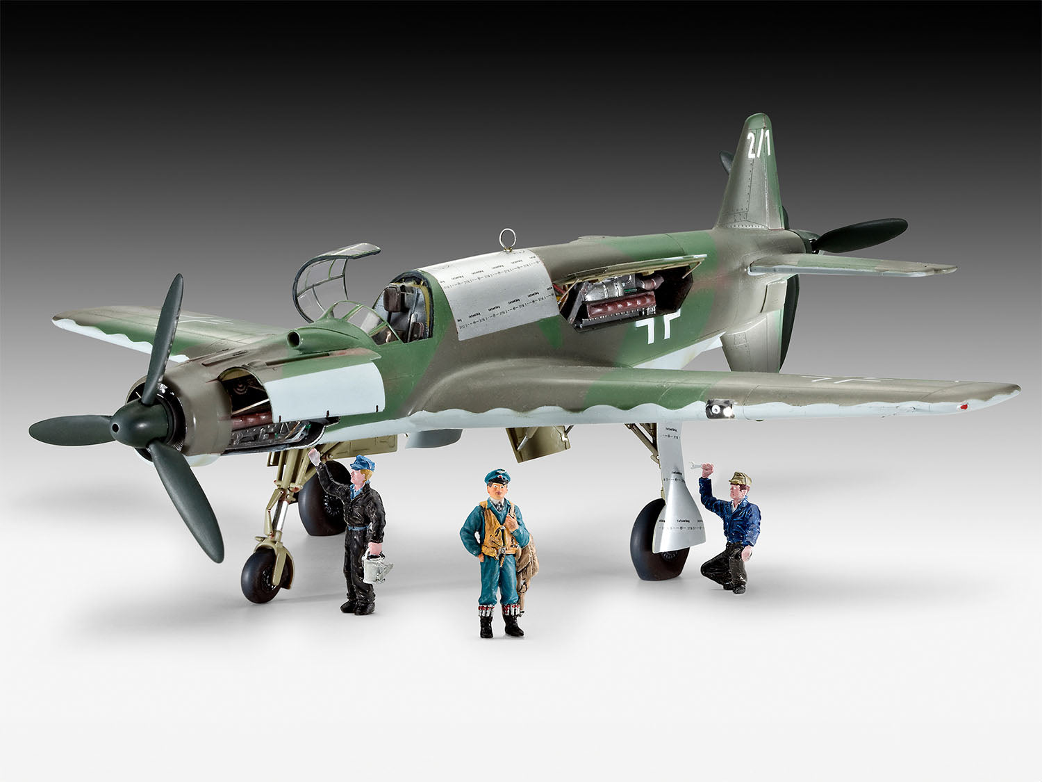 Revell German Do335 Pfeil WWII Aircraft (1:48 Scale) RL03795