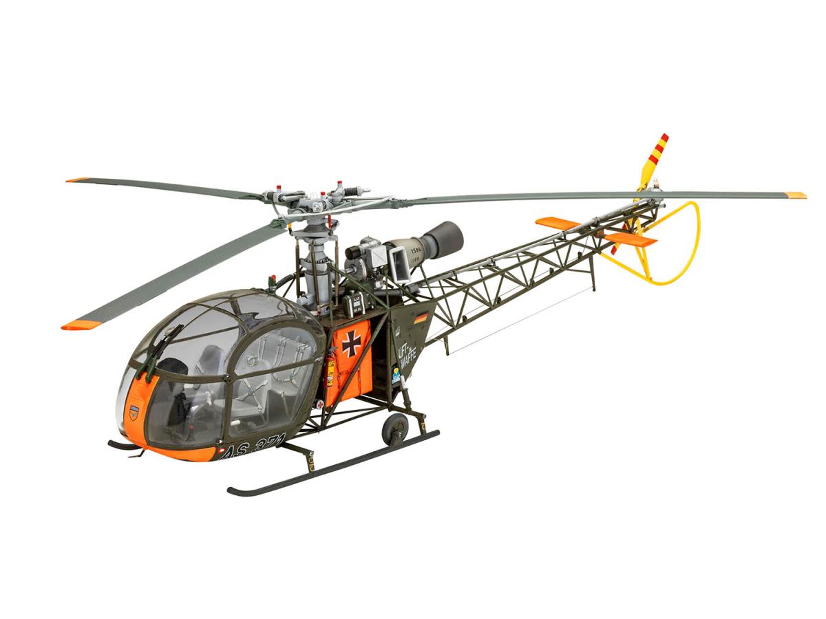 Revell French Alouette II Helicopter (1:32 Scale) RL03804