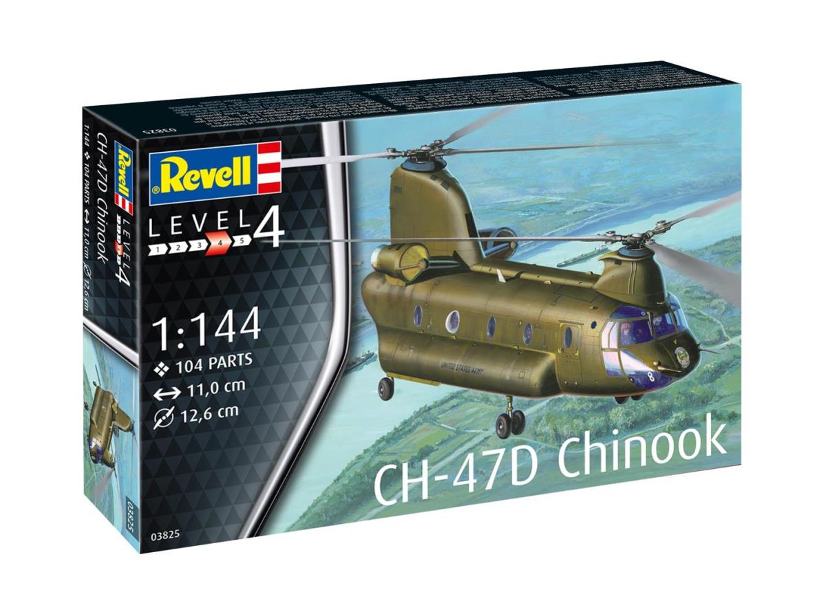 Revell US Boeing CH-47D Chinook (1:144 Scale) RL03825