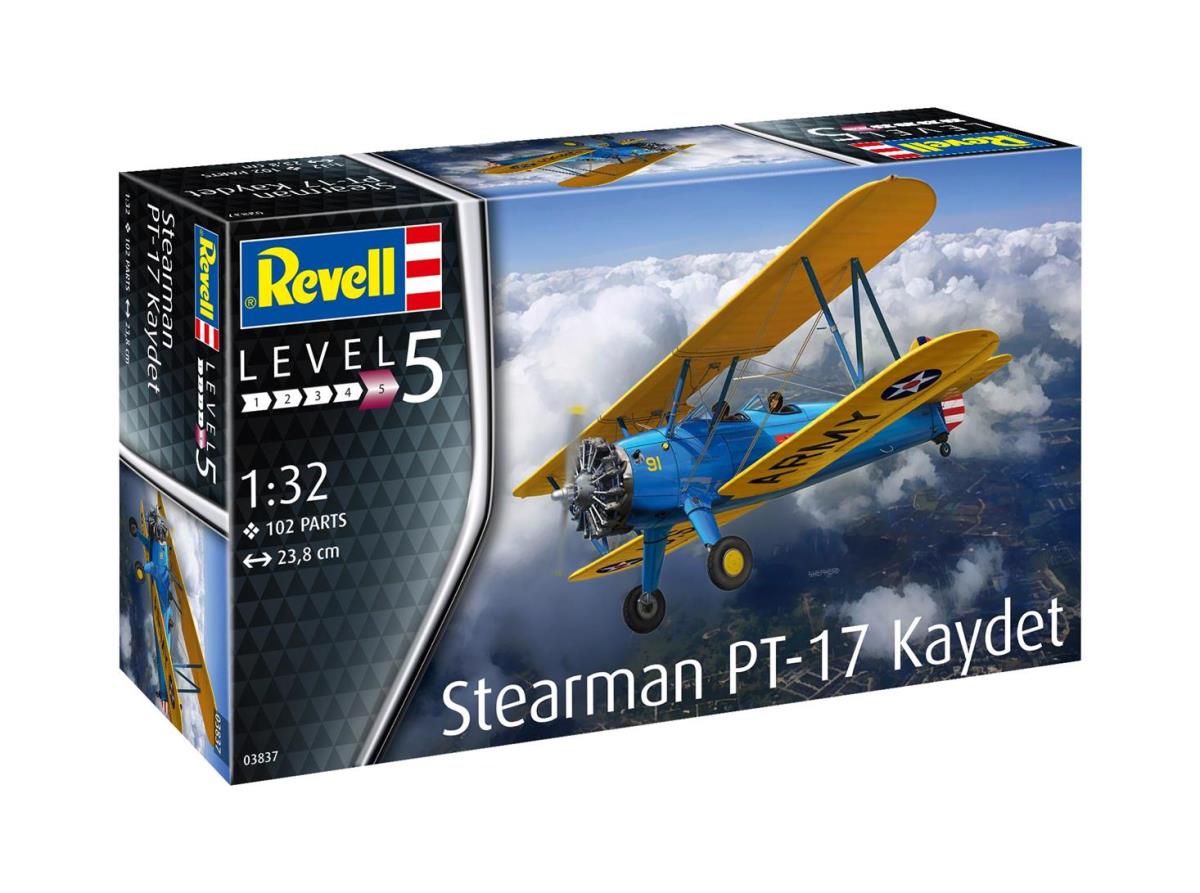 Revell US Stearman PT-17 Kaydet (1:32 Scale) RL03837