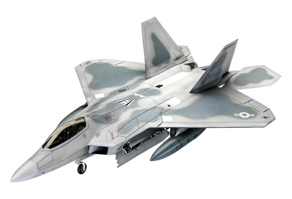 Revell US Lockheed Martin F-22A Raptor (1:72 Scale) RL03858