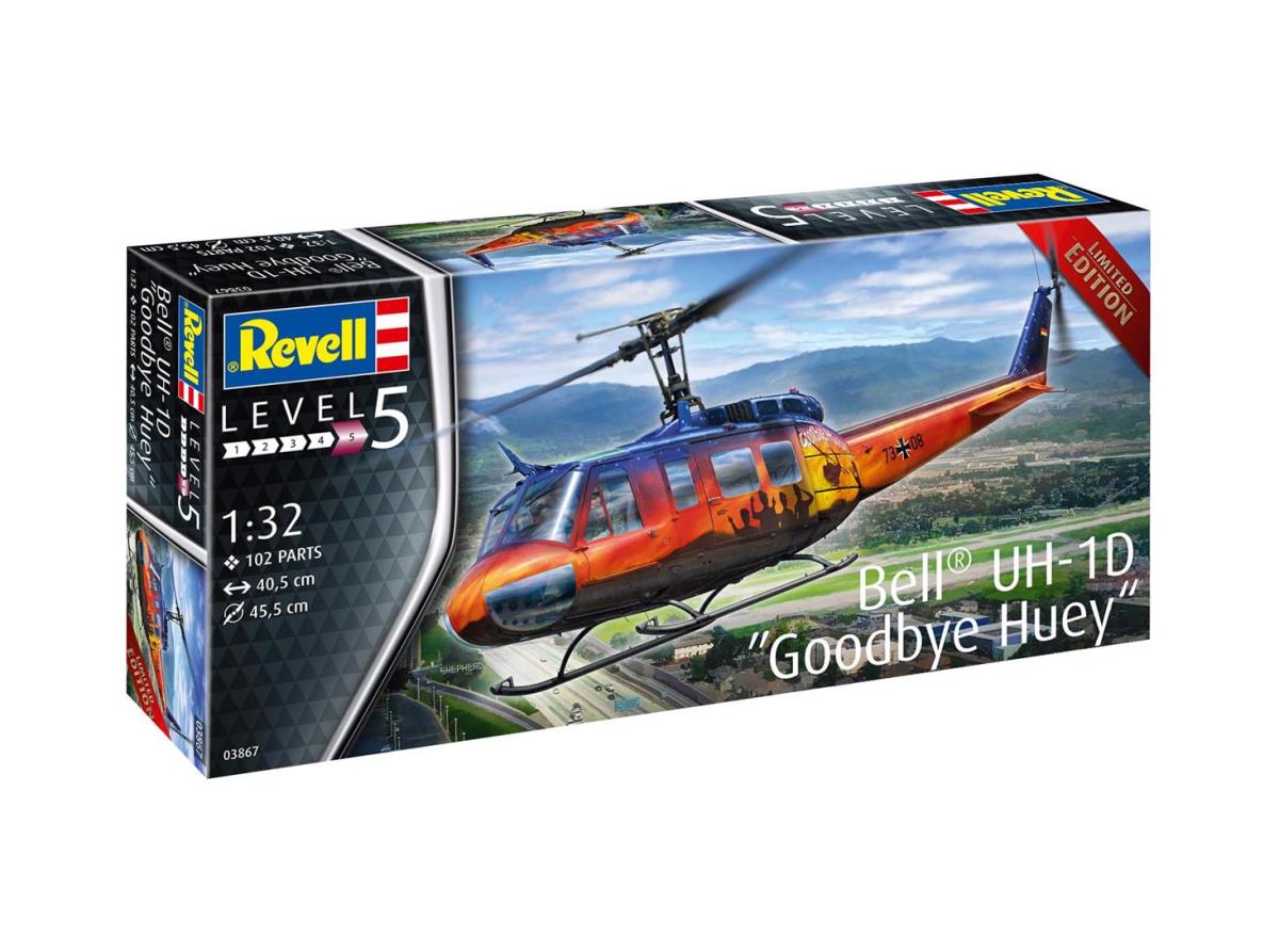 Revell German Bell UH-1D Goodbye Huey (1:32 Scale) RL03867