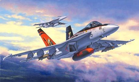 Revell US F/A-18 E Super Hornet (1:144 Scale) RL03997