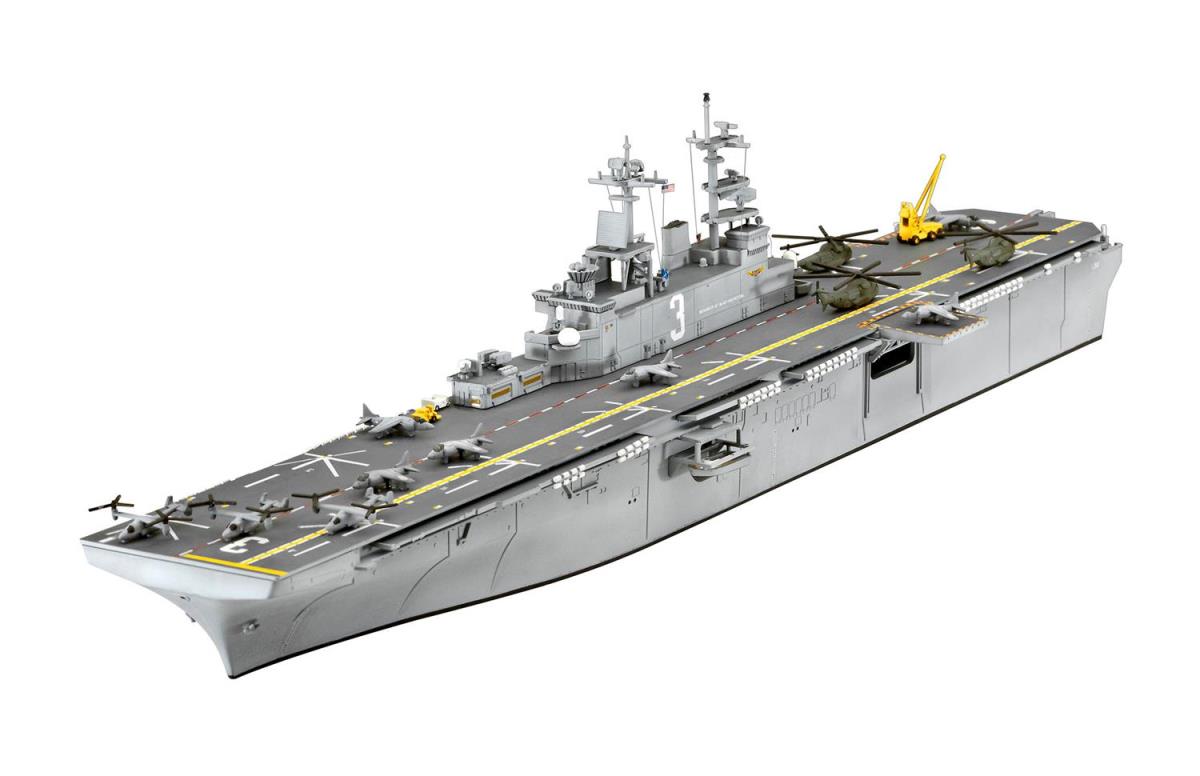 Revell US Assault Carrier USS Wasp (1:700 Scale) RL05178