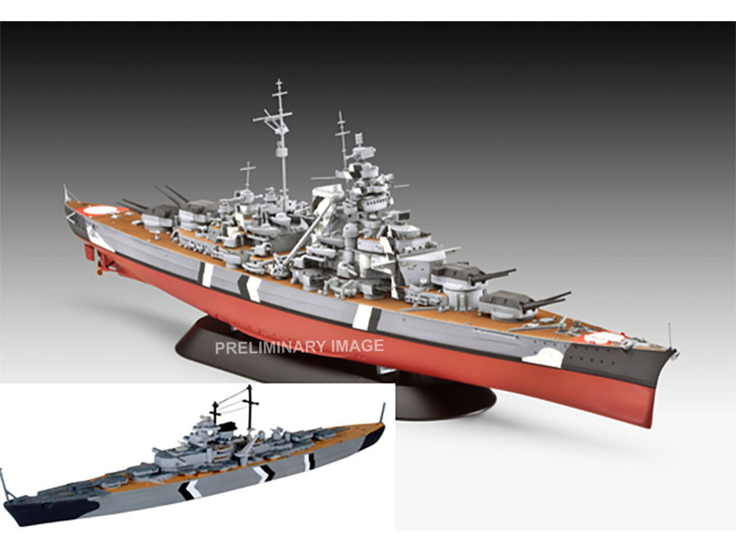 Revell The Legendary Bismark Gift Set (1:700/1:1200) RL05637