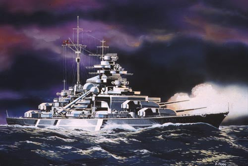 Revell German Battleship Bismarck (1:1200 Scale) RL05802