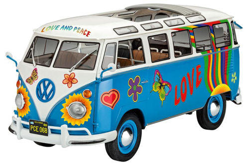 Revell Volkswagen T1 Samba Bus Flower Power (1:24 Scale) RL07050