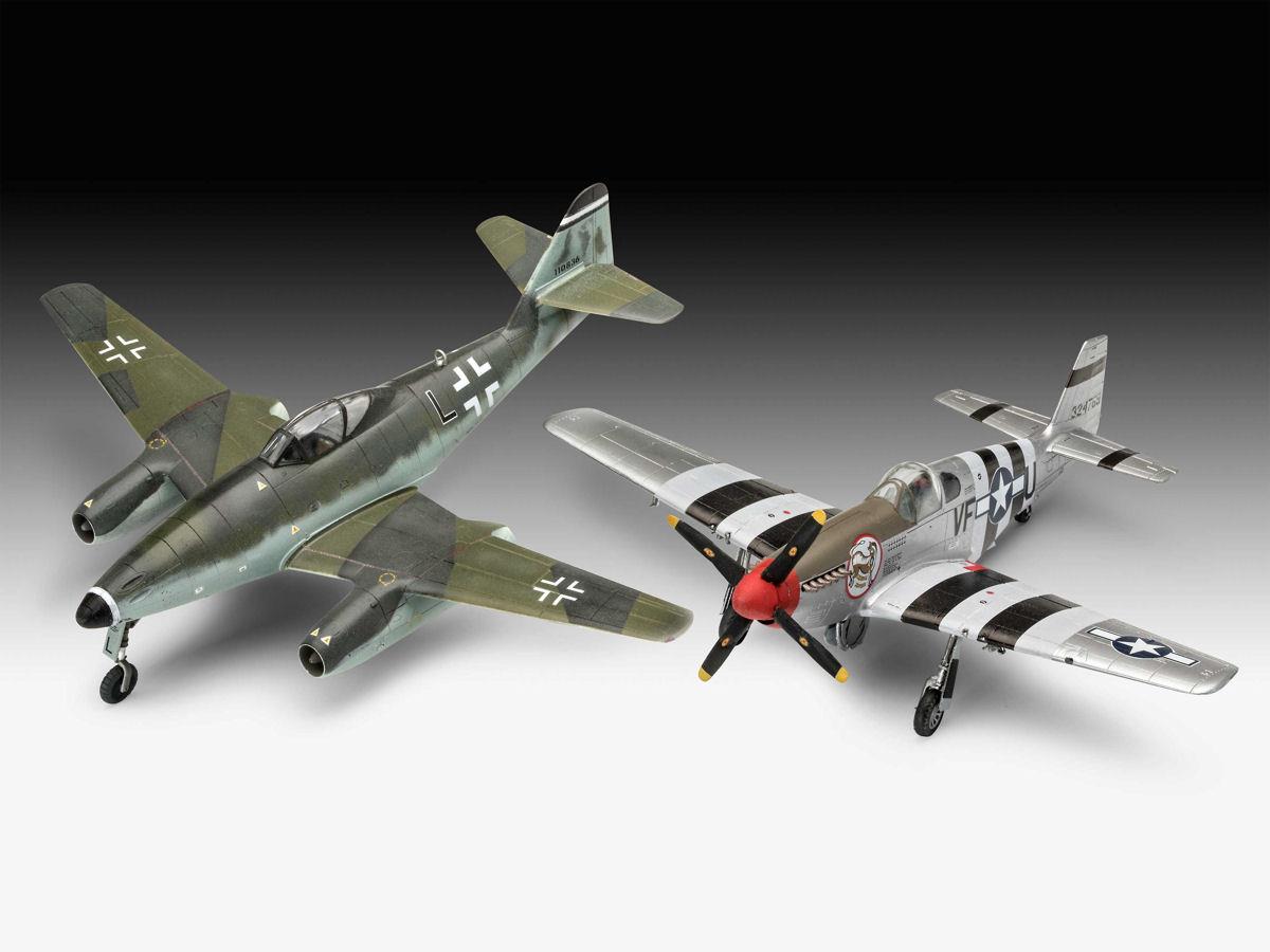 Revell Combat Set Me262/P-51B Model Set (1:72 Scale) RL63711 - Aircraft Kits