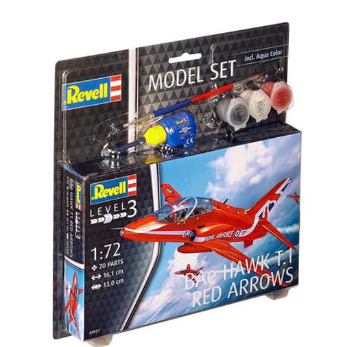 Revell British BAe Hawk T.1 Red Arrows Model Set (1:72 Scale) RL64921