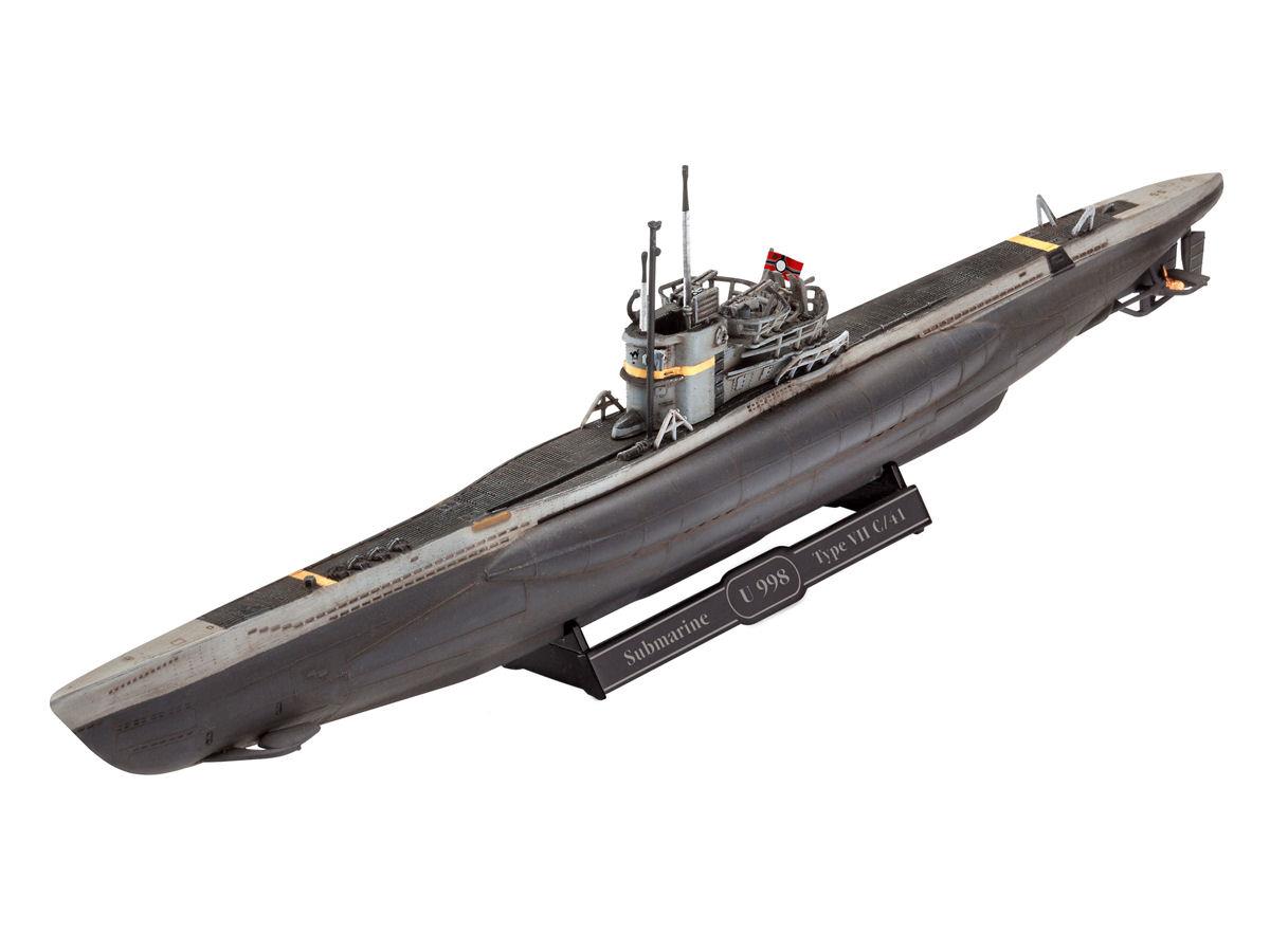 Revell German Submarine Type VII C/41 Model Set (1:350 Scale) RL65154