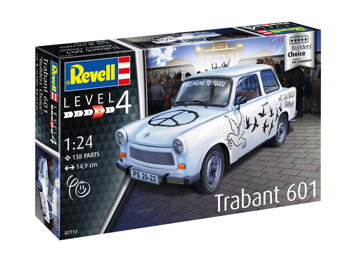 Revell Trabant 601S Builders Choice Model Set (1:24 Scale) RL67713