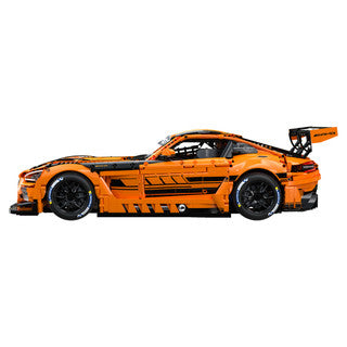 CaDa Mercedes-AMG GT3 model - 1/8 scale replica in striking orange and black color scheme