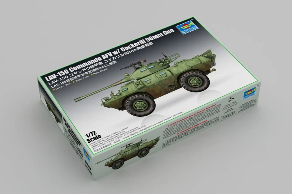 Trumpeter US Army LAV-150 Commando AFV w/ Cockerill 90mm Gun PKTM07443