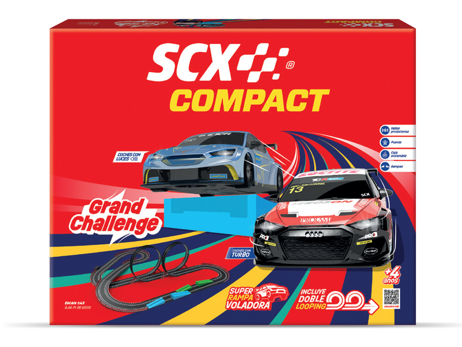Compact 1:43 Grand Challenge 6.66m Race Set