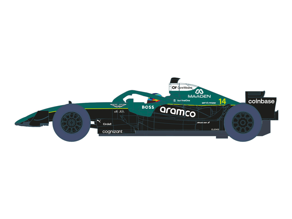 Compact 1:43 Formula 1 Aston Martin No.14