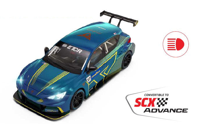 SCX Cupra E-Racer FIA eTouring Car World Cup Champion SCXU10450