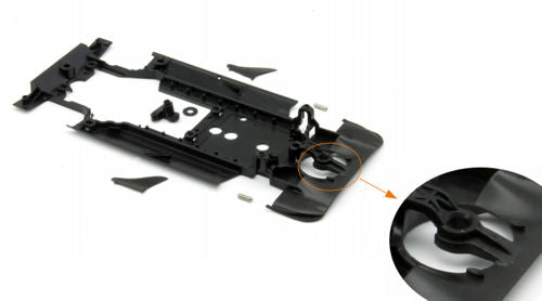 Slot It R18 Chassis AW Compatible EVO6 SICS24T-60C