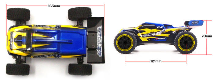 CARISMA GT24TR 1/24TH 4WD MICRO TRUGGY RTR