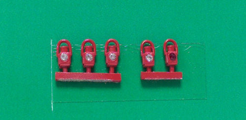 Springside GWR Red Head and Tail Lamps (5) SPDA2