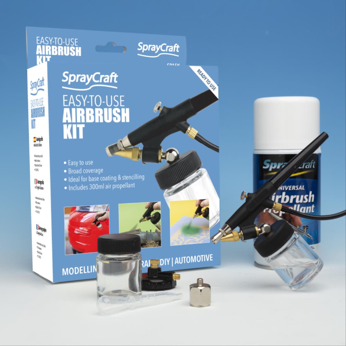 Spraycraft Easy to Use Airbrush Kit SPY15K