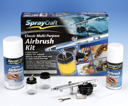 Spraycraft Classic Multi Purpose Airbrush Kit (Dual Action) SPY50K