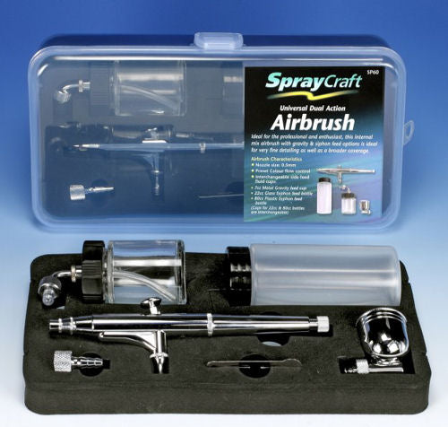 Spraycraft Universal Dual Action Airbrush Set SPY60