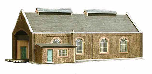 Superquick Two Track Engine Shed Card Kit SQA5