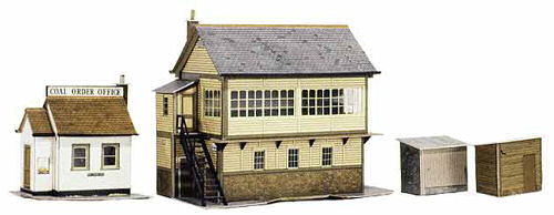 Superquick Signal Box and Hut Card Kit SQA6