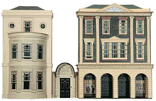 Superquick Regency Period Shops & House Card Kit SQC4