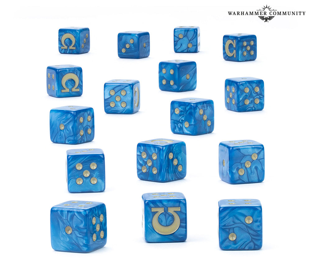 Warhammer 40000: Ultramarines Dice 55-66 -  Warhammer