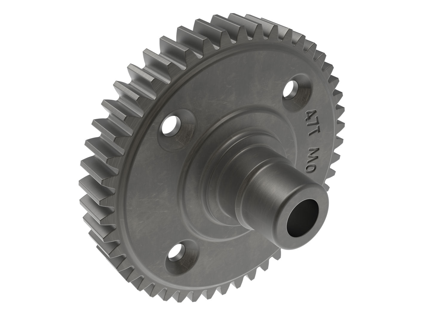 Spur gear, steel, 47-tooth (0.8 metric pitch, compatible with 32-pitch) (for centre differential)
