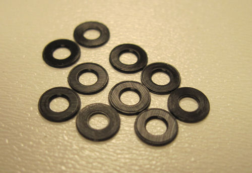 Thunderslot Nylon Spacers 0.5mm (10pcs) TSLWAS002