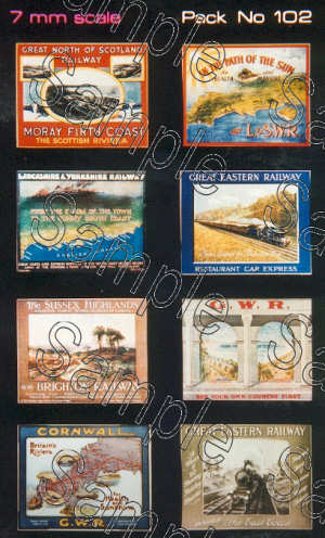 Tiny Signs Pre-Grouping Travel Posters Large TSO102