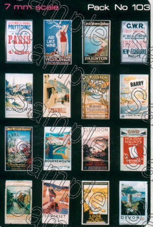 Tiny Signs GWR Travel Posters Small TSO103