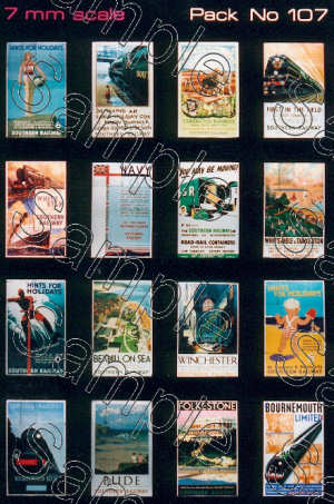 Tiny Signs SR Travel Posters Small TSO107