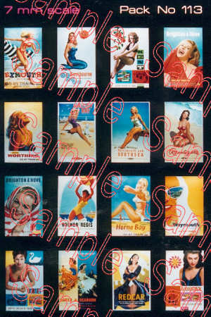 Tiny Signs BR Special Issue Travel Posters 'Swimsuits' TSO113