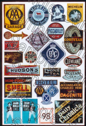 Tiny Signs Enamel Advert Signs TSO98 - Access Models