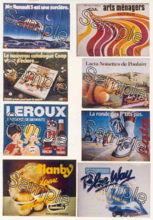 Tiny Signs French Travel Posters Pack 2 TSOO132