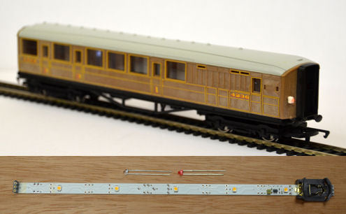 Train Tech Automatic Coach Lighting Warm White/Constant Tail TTCL30