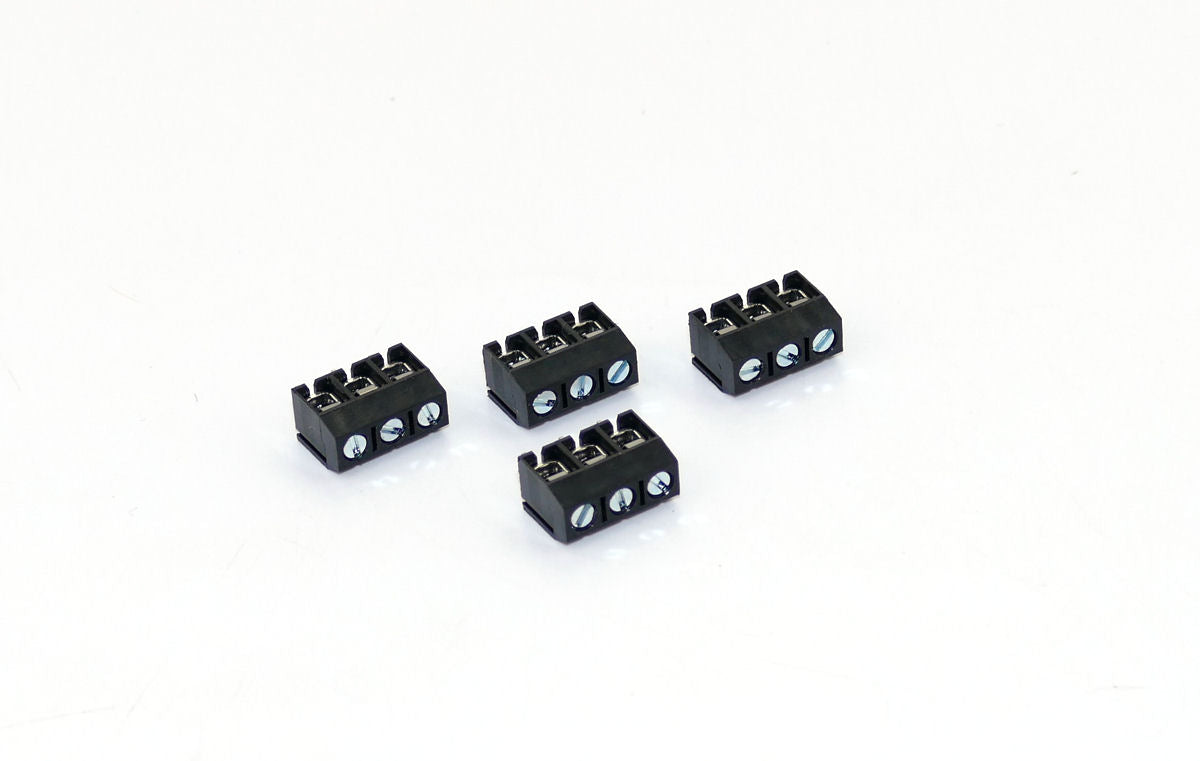 Train Tech 3 Way PCB Mount Terminal Blocks (4) TTCON6